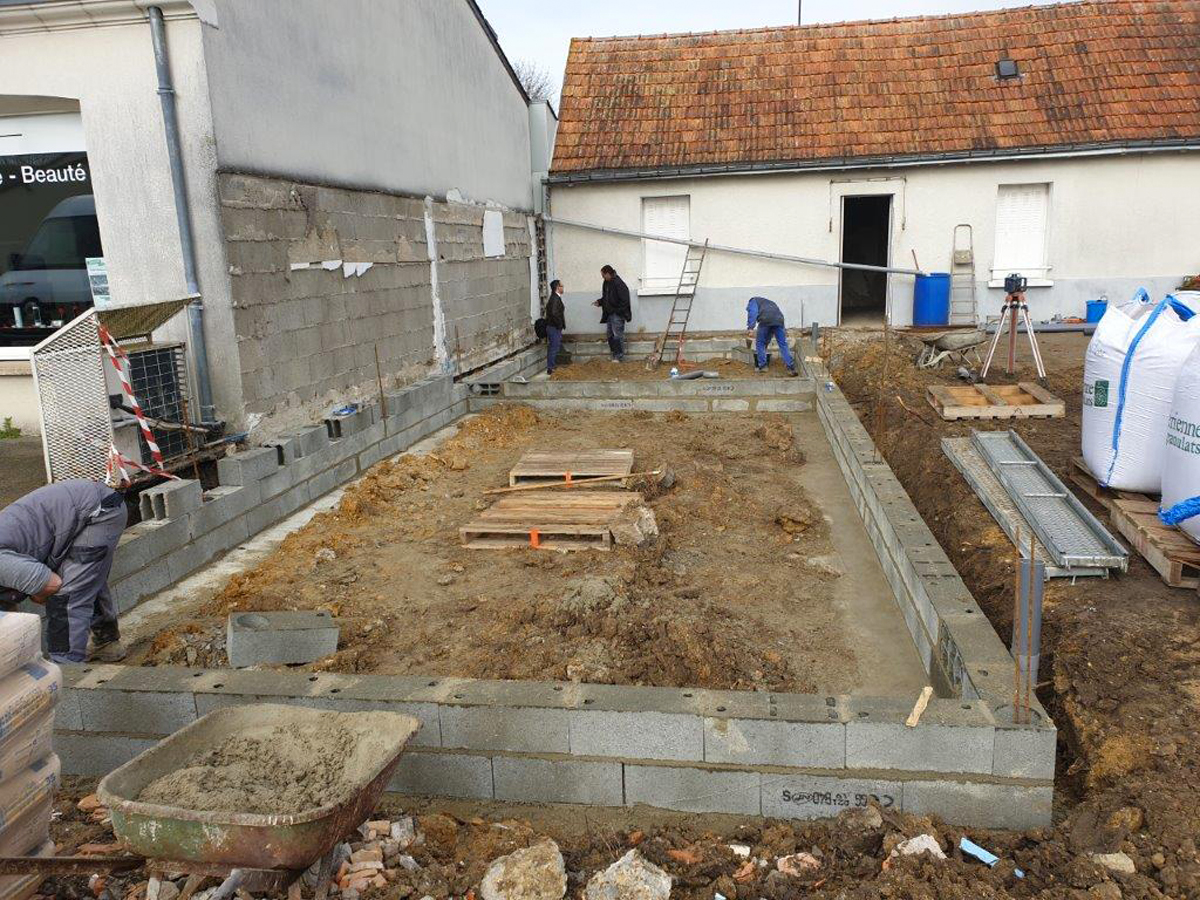 Rénovation et extension d’une maison d’habitation à Parçay Meslay